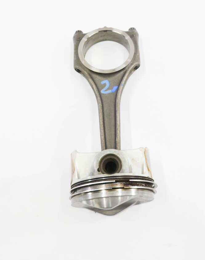 Thumbnail 2: 2011-2018 PORSCHE CAYENNE PANAMERA (958 970 G1) 3.0L - LEFT ENGINE PISTON w/ ROD