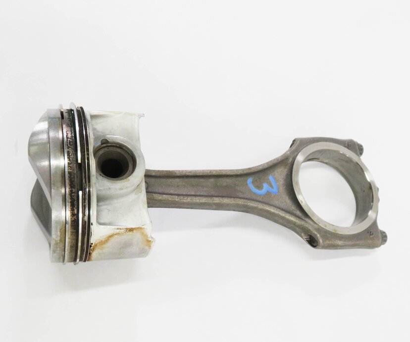Thumbnail 3: 2011-2018 PORSCHE CAYENNE PANAMERA (958 970 G1) 3.0L - LEFT ENGINE PISTON w/ ROD