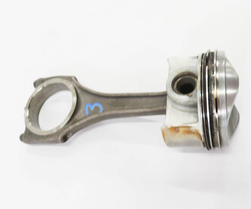 Thumbnail 4: 2011-2018 PORSCHE CAYENNE PANAMERA (958 970 G1) 3.0L - LEFT ENGINE PISTON w/ ROD