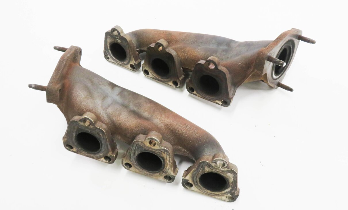 2011-2018 PORSCHE CAYENNE PANAMERA (958 970 G1) 3.0L ENGINE EXHAUST MANIFOLD SET