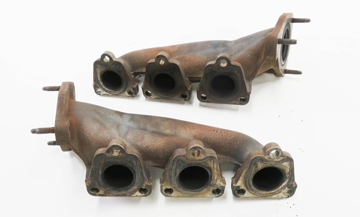 Thumbnail 2: 2011-2018 PORSCHE CAYENNE PANAMERA (958 970 G1) 3.0L ENGINE EXHAUST MANIFOLD SET