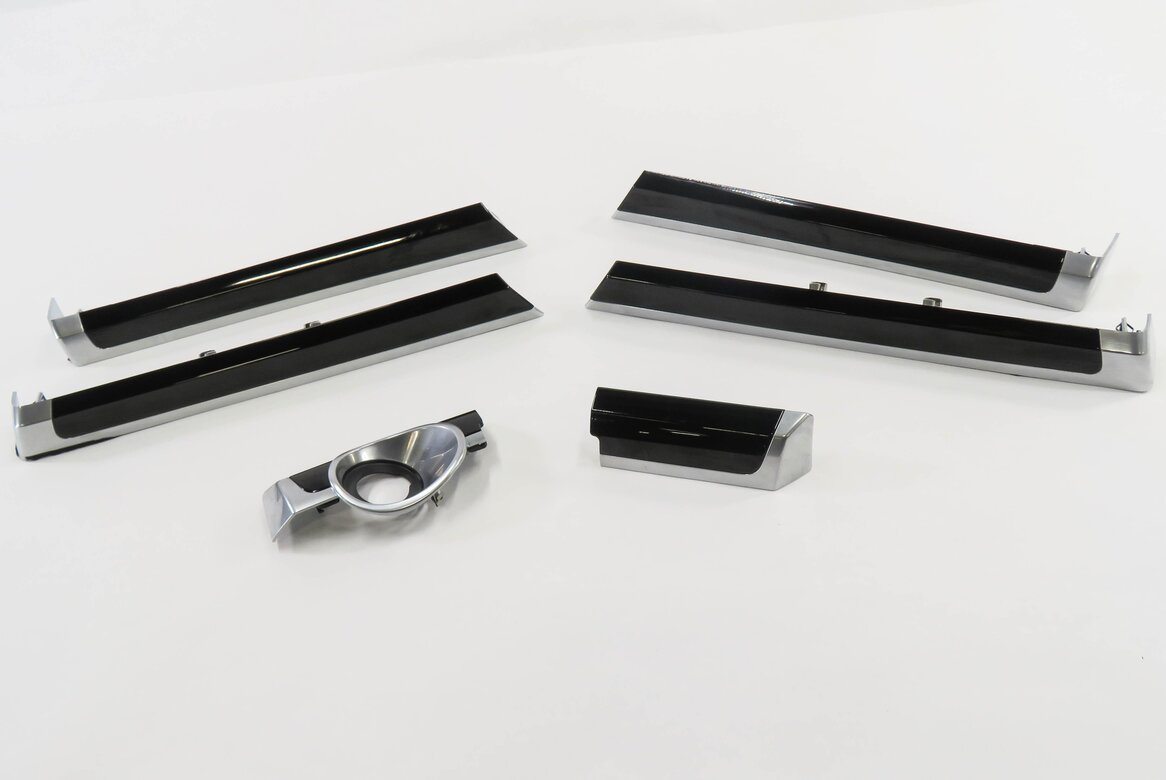 Thumbnail 2: 2016 PORSCHE CAYENNE (958) DASH / DOOR - TRIM PANEL SET-6 (PIANO BLACK)