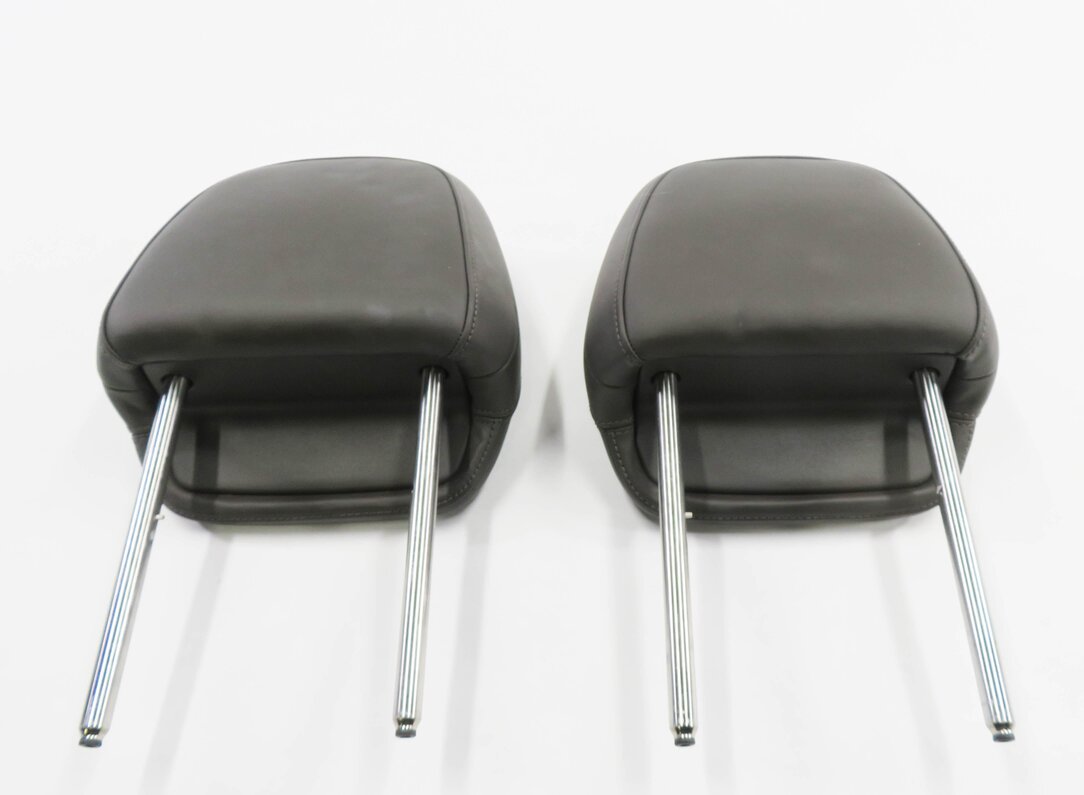 Thumbnail 6: 2016 PORSCHE CAYENNE (958) FRONT LEFT & RIGHT LEATHER HEADRESET SET (AGATE GRAY)