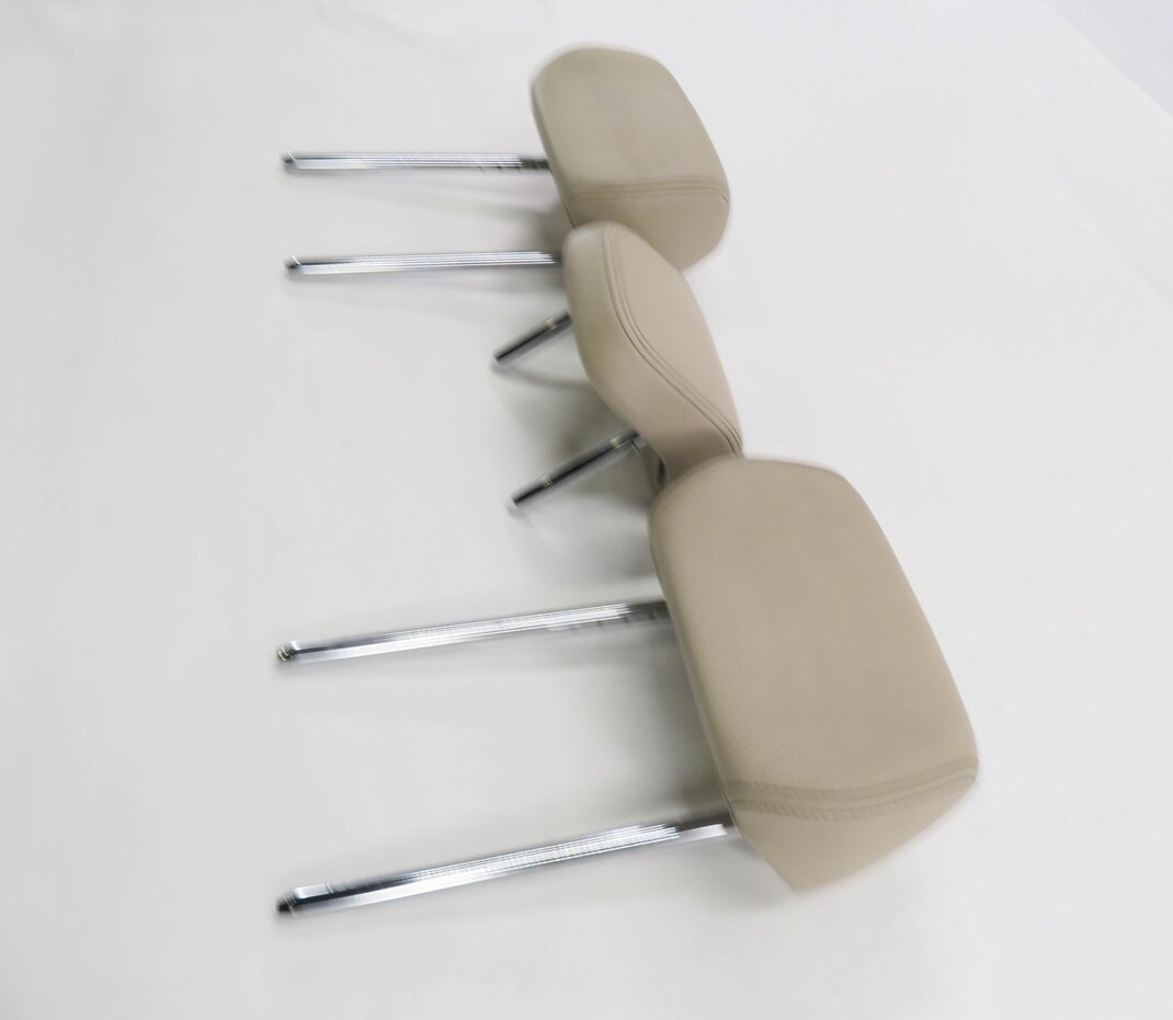 Thumbnail 3: 2012 BMW 328i (F30) REAR SEAT HEADREST SET-3 (OYSTER LEATHER LCL9)