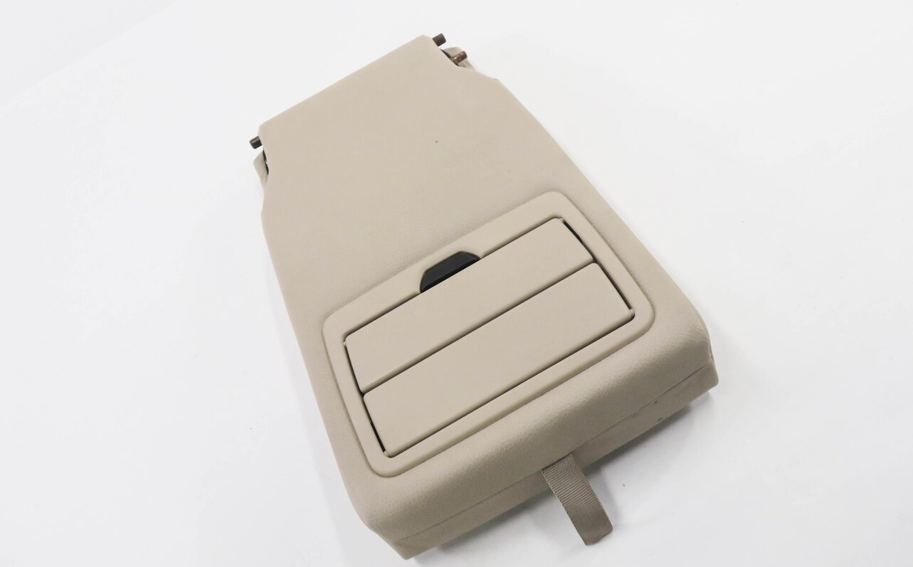 2012 BMW 328i (F30) REAR SEAT ARM REST CUP HOLDER (OYSTER LEATHER)