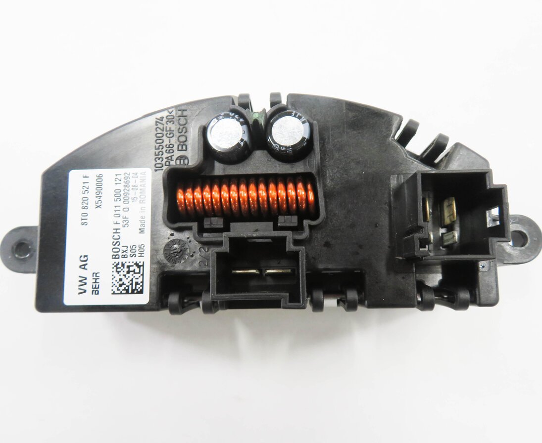 Thumbnail 5: 2016 AUDI Q5 (B8 8R) FRONT HEATER A/C BLOWER FAN MOTOR SPEED RESISTOR