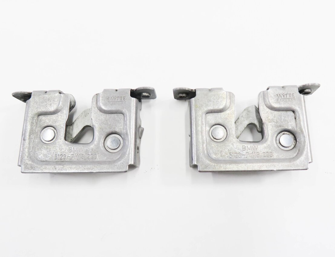 Thumbnail 5: 2011 BMW 335D (E90) FRONT LEFT & RIGHT LOWER HOOD LOCK LATCH SET-2