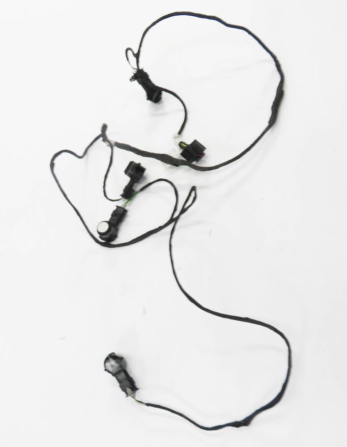 Thumbnail 3: 2016 BMW X5 (F15) REAR PDC PARK DISTANCE SENSOR SET-4 w/ HARNESS (WHITE)