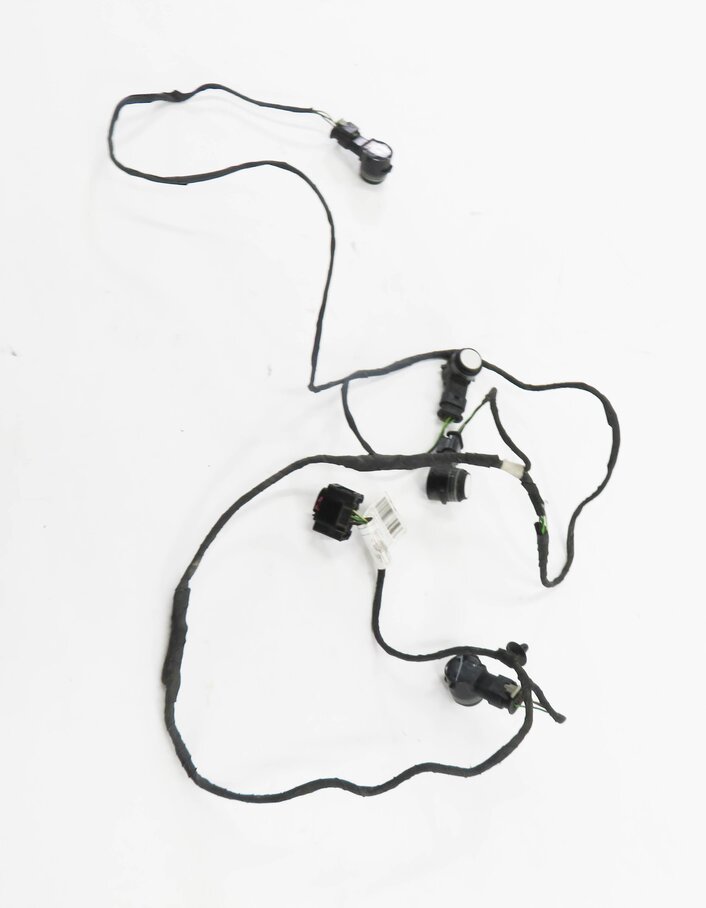 Thumbnail 4: 2016 BMW X5 (F15) REAR PDC PARK DISTANCE SENSOR SET-4 w/ HARNESS (WHITE)