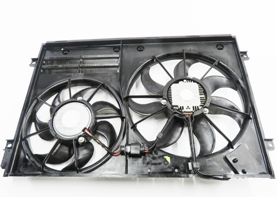 Thumbnail 6: 2016-2018 AUDI A6 Q3 (C7 8U) 2.0L TURBO ENGINE - RADIATOR COOLING FAN ASSEMBLY