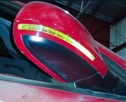 Thumbnail 2: 2017 AUDI Q3 (8U) RIGHT PASSENGER HEATED DOOR MIRROR (MISANO RED METALLIC N9)