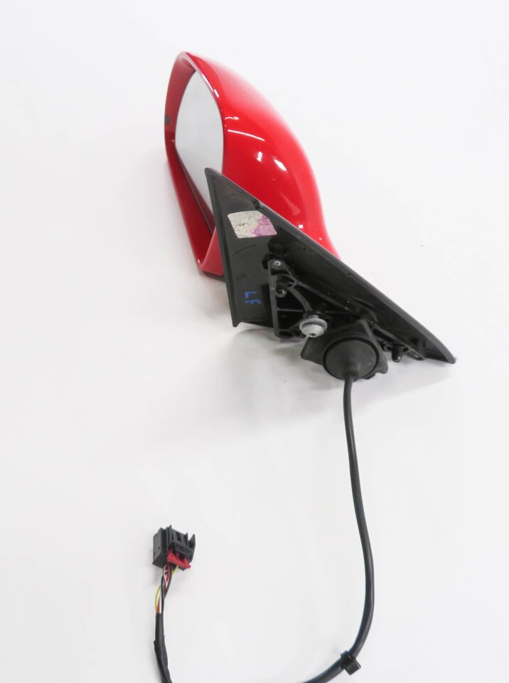Thumbnail 3: 2017 AUDI Q3 (8U) LEFT DRIVER HEATED DOOR MIRROR (MISANO RED METALLIC N9)
