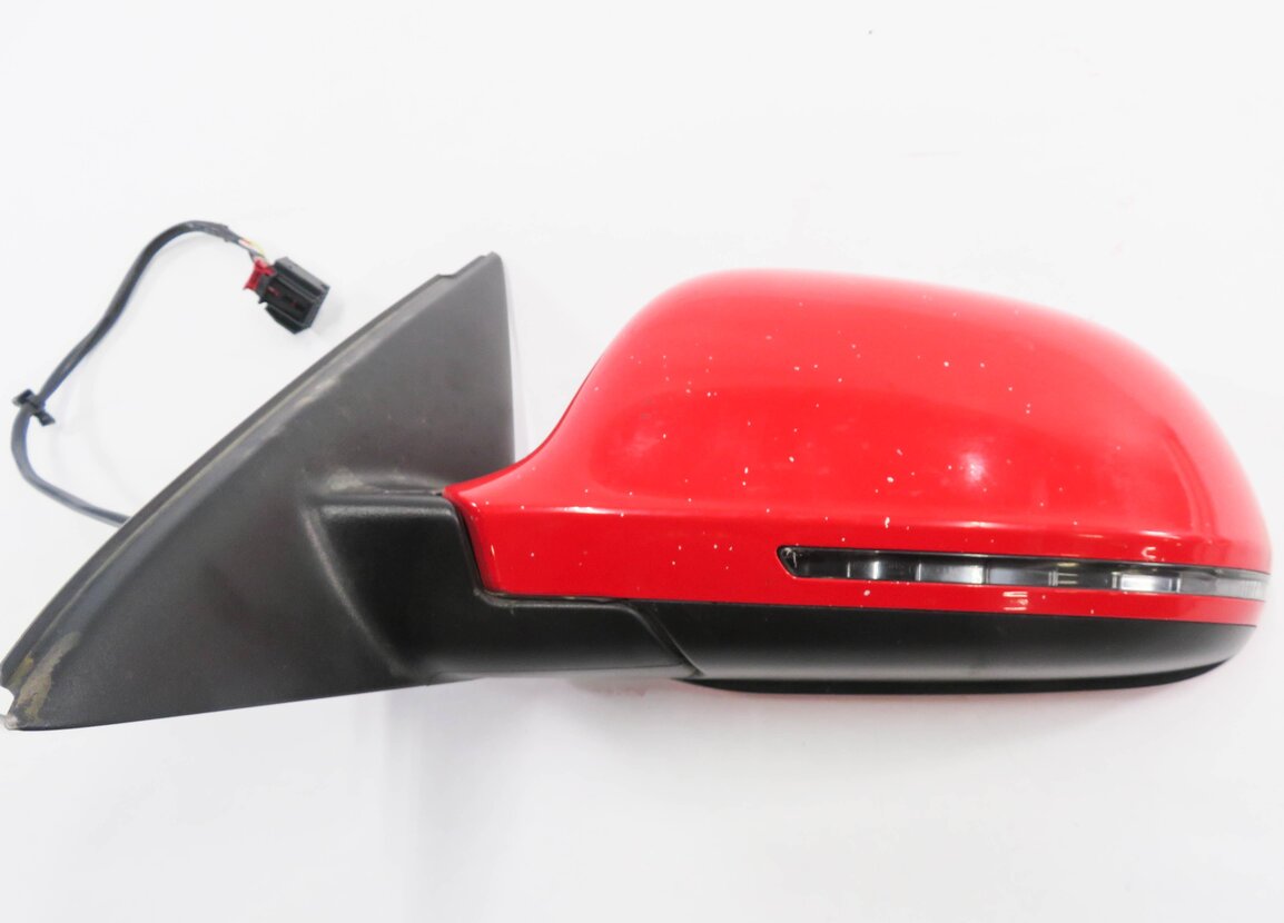 Thumbnail 6: 2017 AUDI Q3 (8U) LEFT DRIVER HEATED DOOR MIRROR (MISANO RED METALLIC N9)
