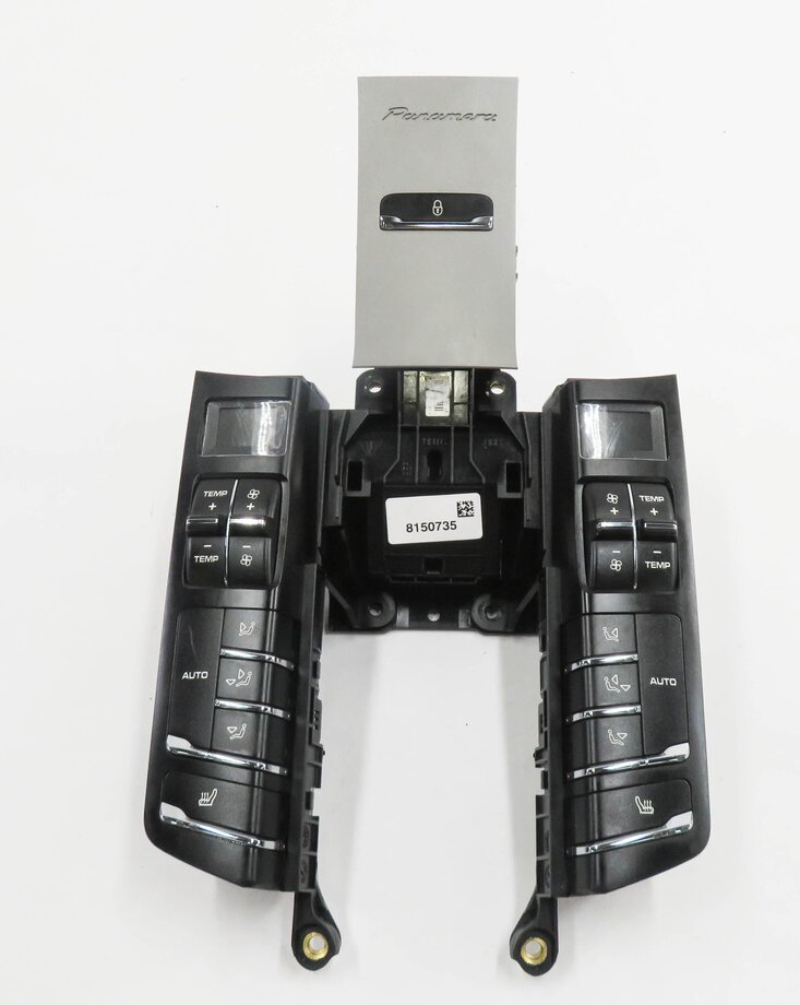 Thumbnail 3: 2015 PORSCHE PANAMERA (970 G1) REAR TEMPERATURE CLIMATE CONTROL PANEL