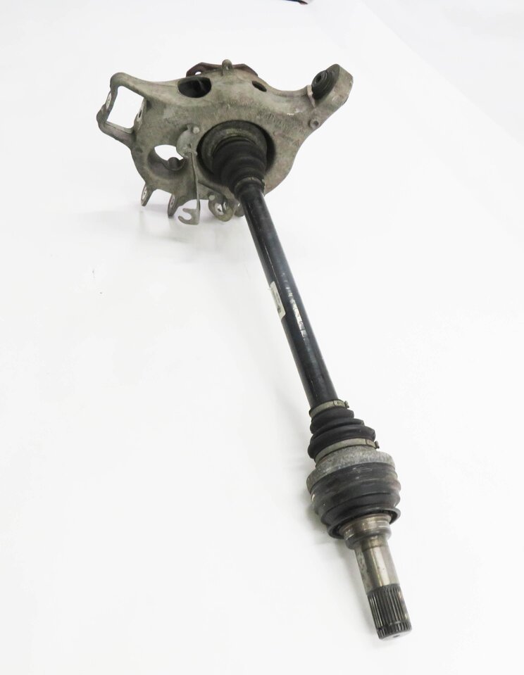 Thumbnail 3: 2014-2016 PORSCHE PANAMERA (970 G1) LEFT DRIVER REAR AXLE SHAFT w/ KNUCKLE