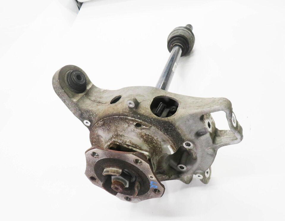 Thumbnail 4: 2014-2016 PORSCHE PANAMERA (970 G1) LEFT DRIVER REAR AXLE SHAFT w/ KNUCKLE