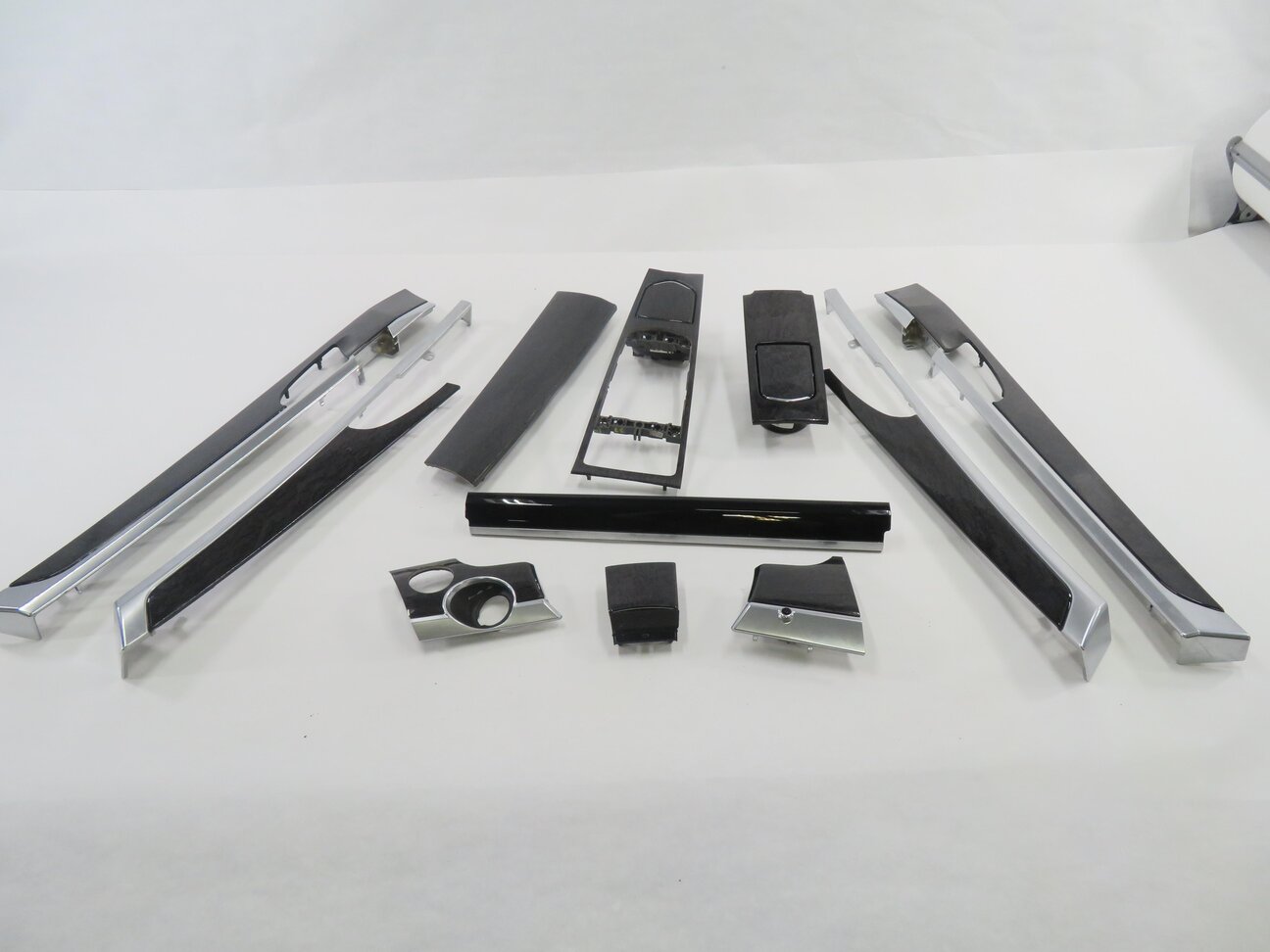 2015 PORSCHE PANAMERA (970 G1) DASH DOOR CONSOLE (BIRCH WOOD) TRIM PANEL SET-11