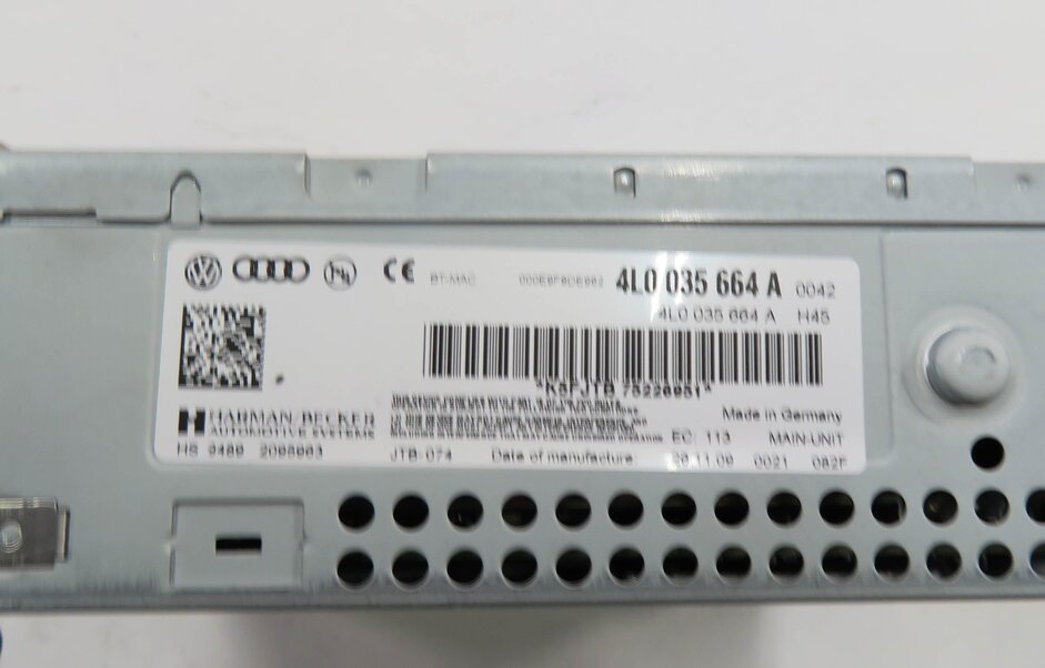 Thumbnail 6: 2010-2011 AUDI Q7 (4L) RADIO STEREO CD SD MMI MULTIMEDIA PLAYER