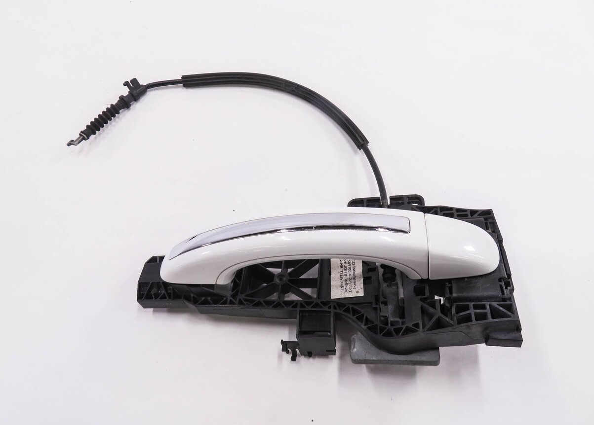 Thumbnail 2: 2007-2015 AUDI Q7 (4L) LEFT SIDE REAR EXTERIOR DOOR HANDLE (IBIS WHITE T9)