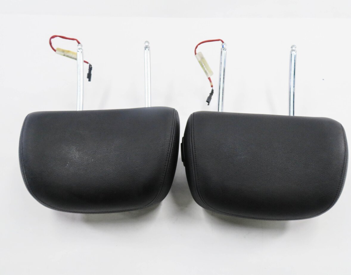Thumbnail 5: 2009 BMW X5 (E70) FRONT LEFT & RIGHT ACTIVE SEAT HEADREST SET-2 (BLACK LEATHER)