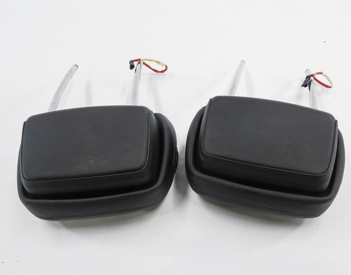 Thumbnail 6: 2009 BMW X5 (E70) FRONT LEFT & RIGHT ACTIVE SEAT HEADREST SET-2 (BLACK LEATHER)