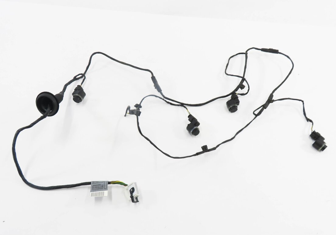 Thumbnail 2: 2009 BMW X5 (E70) REAR PDC PARK DISTANCE SENSOR SET-4 w/ HARNESS (BLACK)