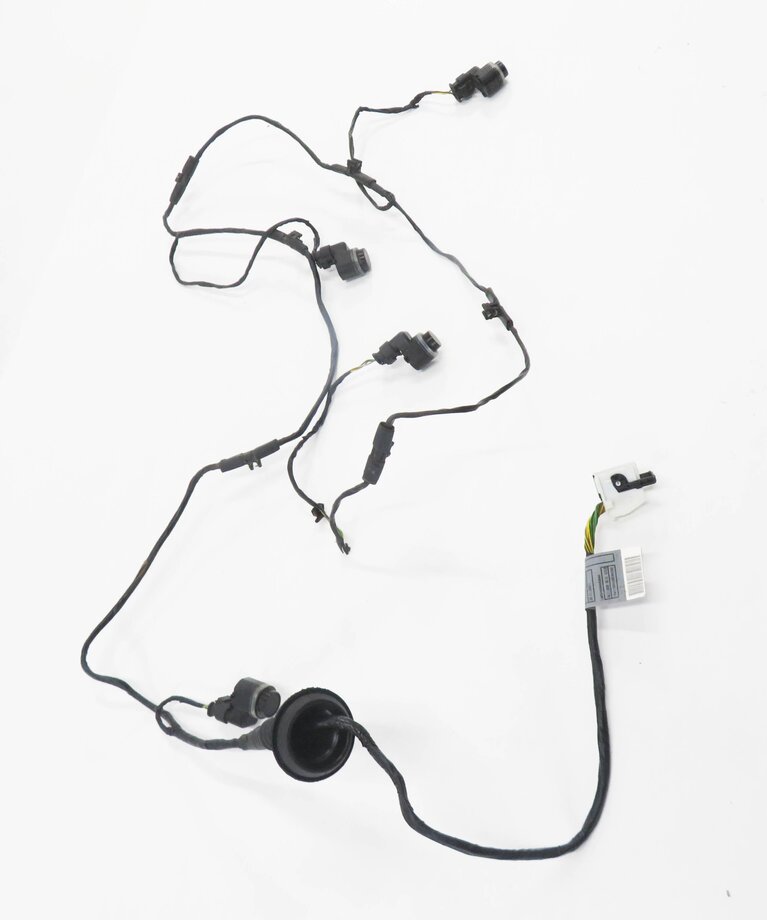 Thumbnail 3: 2009 BMW X5 (E70) REAR PDC PARK DISTANCE SENSOR SET-4 w/ HARNESS (BLACK)