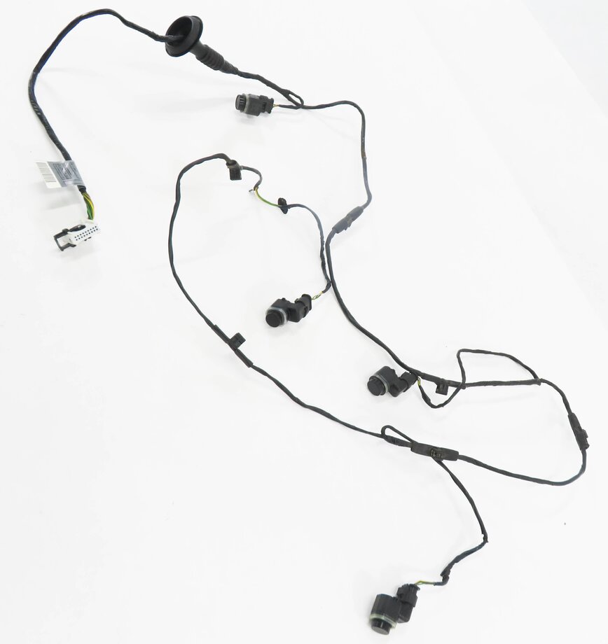 Thumbnail 4: 2009 BMW X5 (E70) REAR PDC PARK DISTANCE SENSOR SET-4 w/ HARNESS (BLACK)
