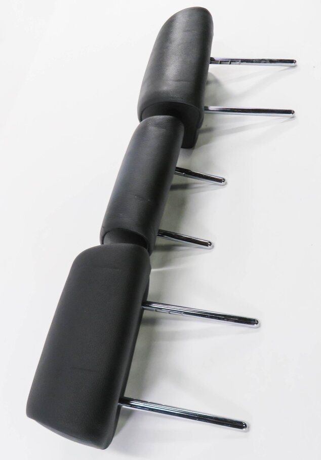 Thumbnail 3: 2009 BMW X5 (E70) REAR 2nd SECOND ROW SEAT HEADREST SET-3 (BLACK LEATHER LUSW)