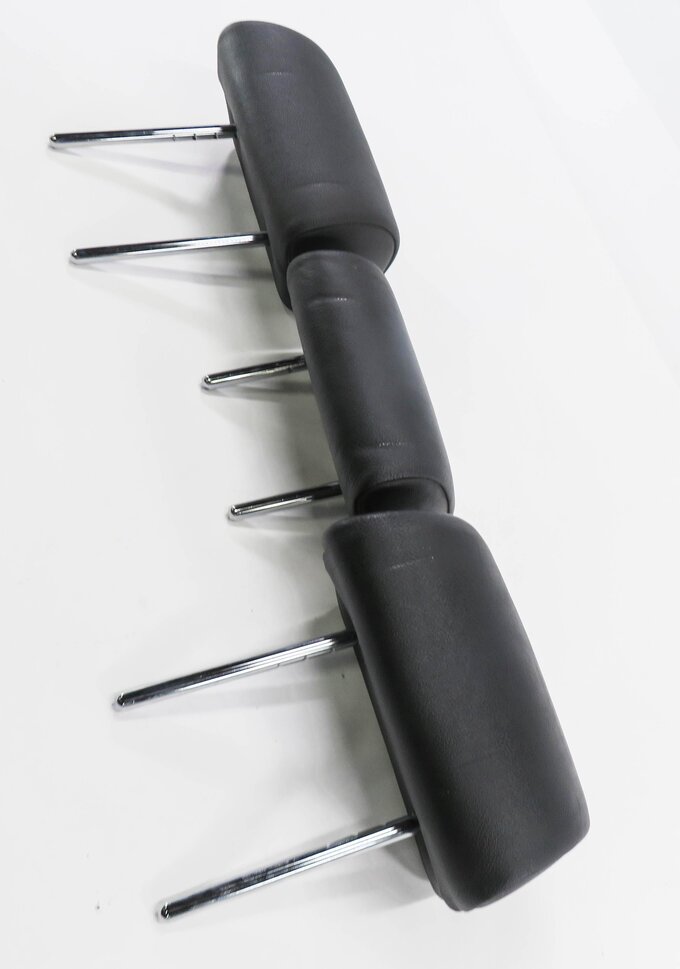 Thumbnail 4: 2009 BMW X5 (E70) REAR 2nd SECOND ROW SEAT HEADREST SET-3 (BLACK LEATHER LUSW)