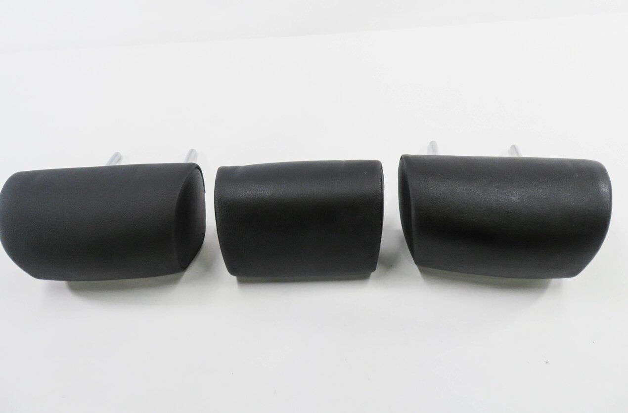 Thumbnail 5: 2009 BMW X5 (E70) REAR 2nd SECOND ROW SEAT HEADREST SET-3 (BLACK LEATHER LUSW)
