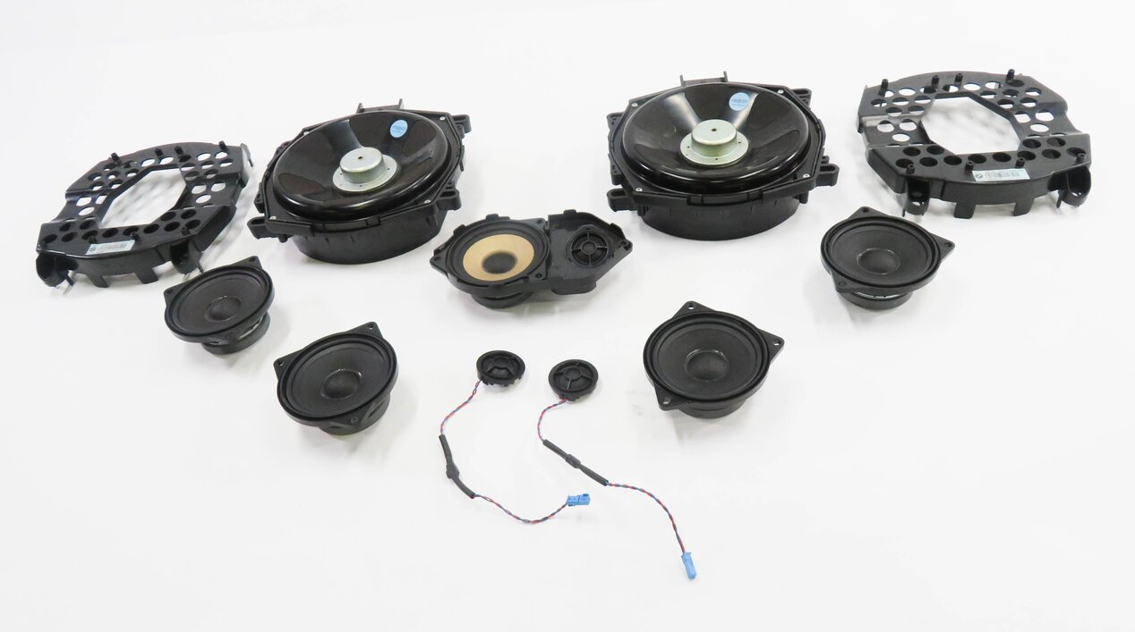 Thumbnail 2: 2009 BMW X5 (E70) RADIO STEREO AUDIO SUB SUBWOOFER TWEETER SPEAKER SET-9