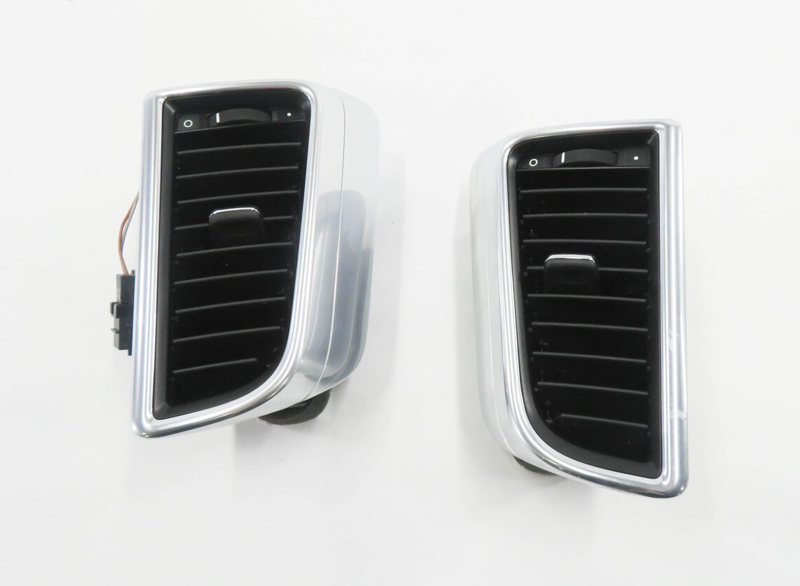 Thumbnail 5: 2012 PORSCHE PANAMERA (970) LEFT & RIGHT REAR OUTER HEATERA A/C AIR VENT SET-2