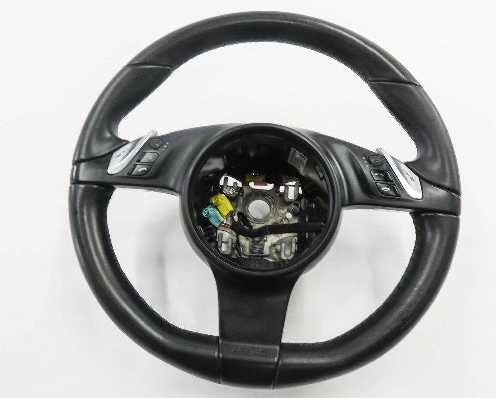 Thumbnail 4: 2010-2016 PORSCHE PANAMERA (970 G1) DRIVER WHEEL w/ SWITCHES (BLACK)