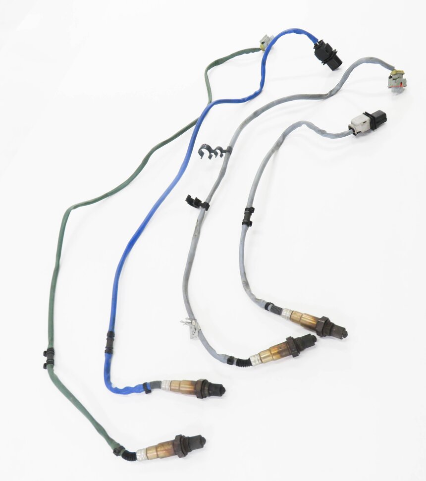Thumbnail 4: 2012 PORSCHE PANAMERA (970) 3.6L M46 ENGINE PRE / POST CAT O2 OXYGEN SENSOR SET