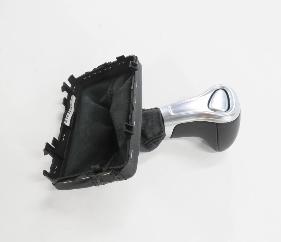Thumbnail 4: 2014 AUDI A5 (B8 8T) TRANSMISSION GEAR SHIFTER SHIFT HANDLE KNOB w/ BOOT (BLACK)
