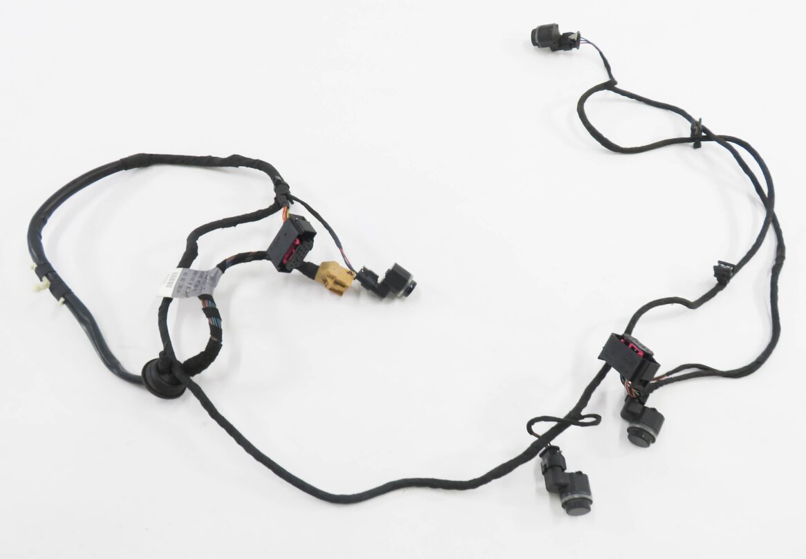 Thumbnail 2: 2014 AUDI A5 (B8 8T) REAR PDC PARK DISTANCE SENSOR SET & HARNESS (PHANTOM BLACK)