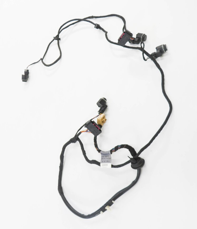 Thumbnail 3: 2014 AUDI A5 (B8 8T) REAR PDC PARK DISTANCE SENSOR SET & HARNESS (PHANTOM BLACK)