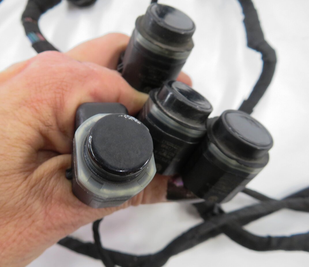 Thumbnail 7: 2014 AUDI A5 (B8 8T) REAR PDC PARK DISTANCE SENSOR SET & HARNESS (PHANTOM BLACK)