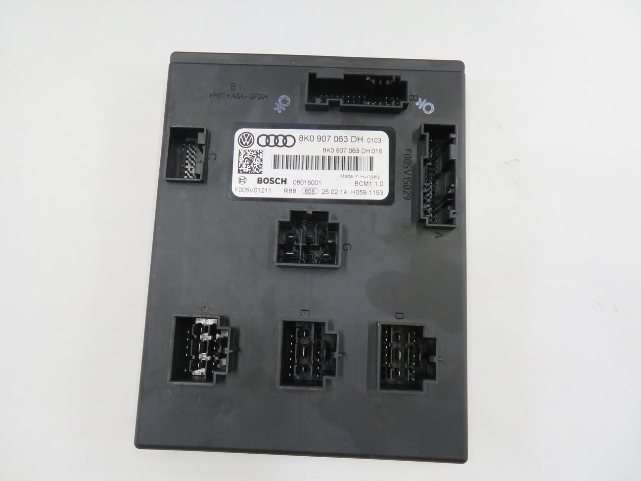 Thumbnail 12: 2014 AUDI A5 (B8 8T) 2.0L CPMB ENGINE ECM BCM GATEWAY IMMOBILIZER MODULE KEY SET