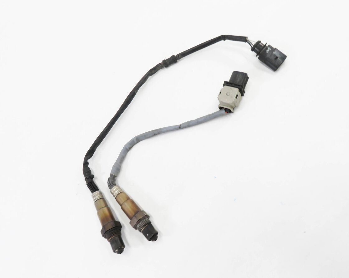2013 AUDI A6 (C7) 2.0L CAEB TURBO ENGINE - PRE / POST CAT O2 OXYGEN SENSOR SET-2