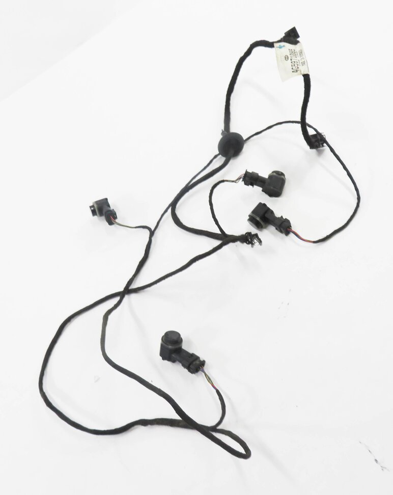 2013 AUDI A6 (C7) REAR PDC PARK DISTANCE SENSOR SET w/ HARNESS (PHANTOM BLACK)