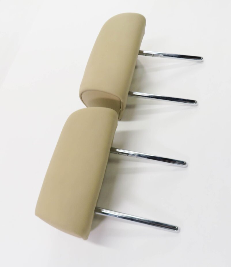 Thumbnail 3: 2012 BMW X5 (E70) LEFT & RIGHT REAR 2nd SECOND ROW SEAT HEADREST SET (BEIGE)
