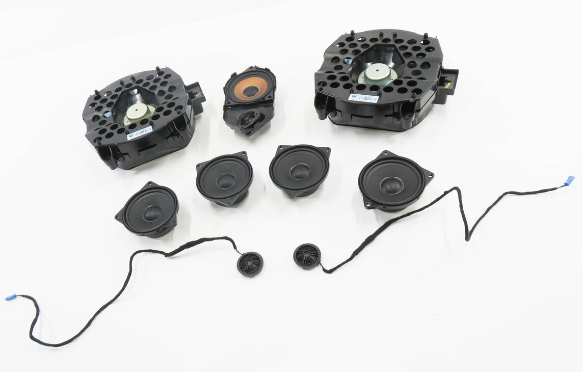 Thumbnail 2: 2013 BMW X5 (E70) RADIO STEREO SUB SUBWOOFER TWEETER SPEAKER SET-10