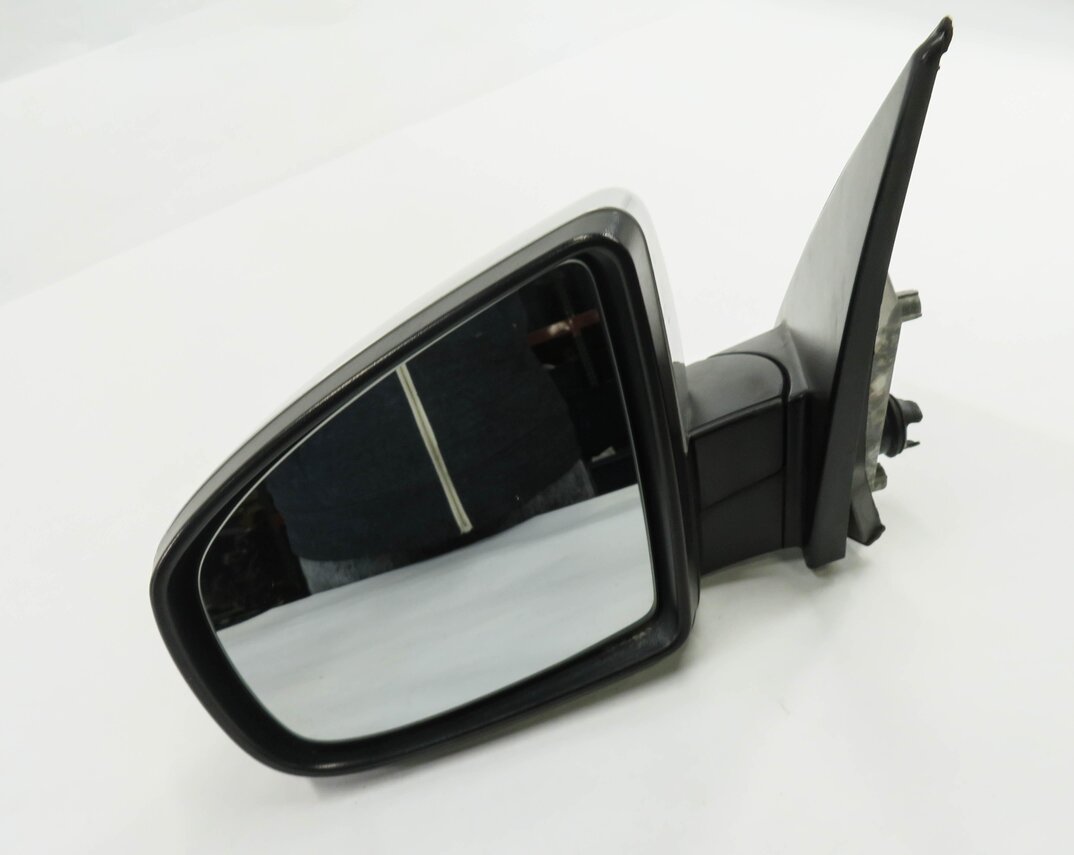 2011-2013 BMW X5 (E70) LEFT DRIVER HEATED MEMORY DOOR MIRROR (TITANIUM SILVER)