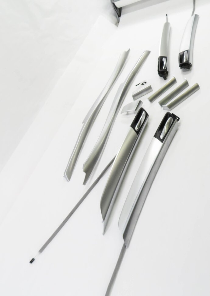 Thumbnail 3: 2012 BMW X6 (E71) DASH DOOR CONSOLE TRIM PANEL SET (BRUSHED ALUMINUM)