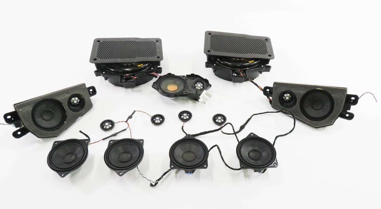 Thumbnail 2: 2012 BMW X6 (E71) RADIO STEREO LOGIC-7 AUDIO SUB SUBWOOFER TWEETER SPEAKER SET