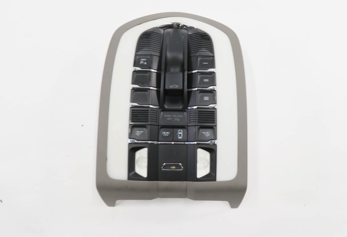 Thumbnail 2: 2012 PORSCHE PANAMERA (970 G1) FRONT DOMELIGHT MAP READING LIGHT LAMP (GRAY)