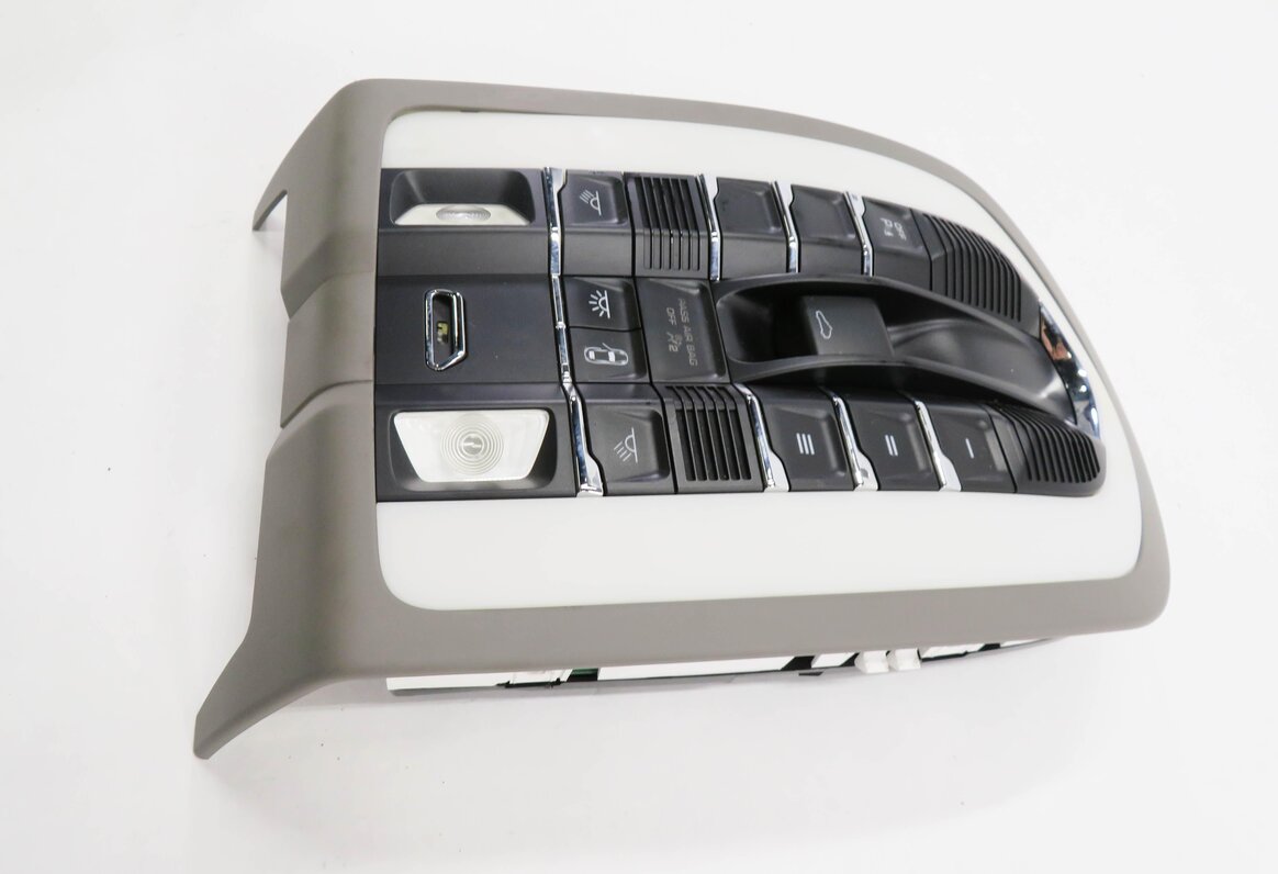 Thumbnail 4: 2012 PORSCHE PANAMERA (970 G1) FRONT DOMELIGHT MAP READING LIGHT LAMP (GRAY)