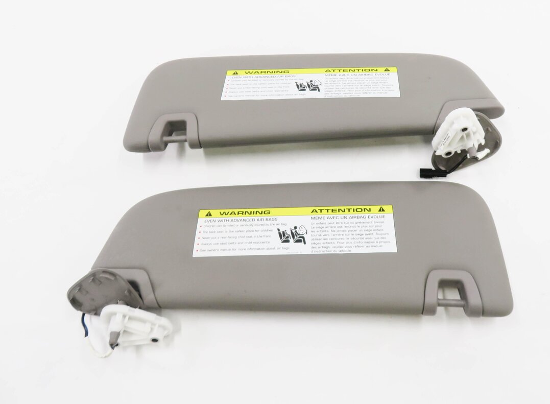 Thumbnail 8: 2010-2016 PORSCHE PANAMERA (970 G1) FRONT LEFT & RIGHT SUNVISOR SET (GRAY)